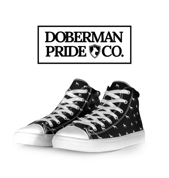 Mens Shadow Canvas High Top Shoes