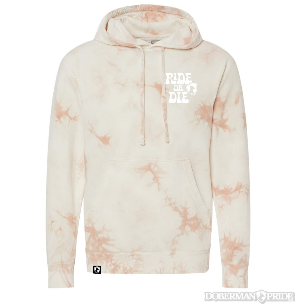 Ride Or Die Unisex Tie-Dye Hoodie - Main Image
