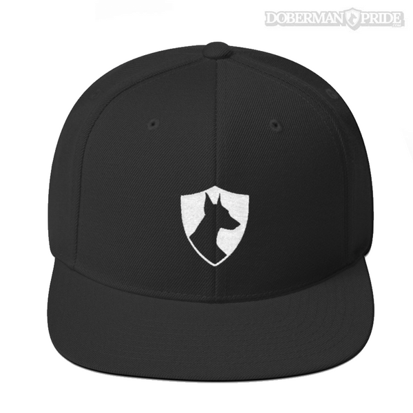 Crest Snapback Hat - Black