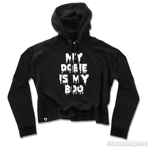 My Boo Crop Hoodie