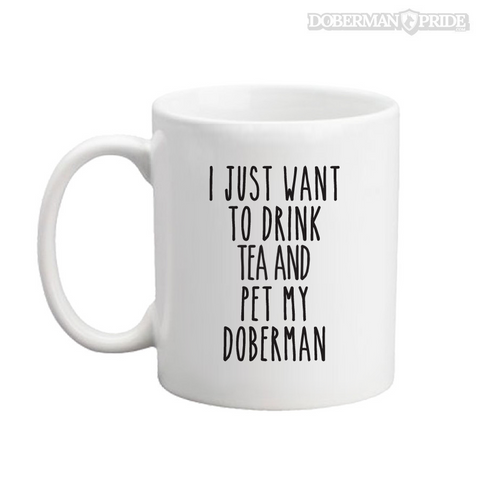 Tea and Dobermans Coffee Mug