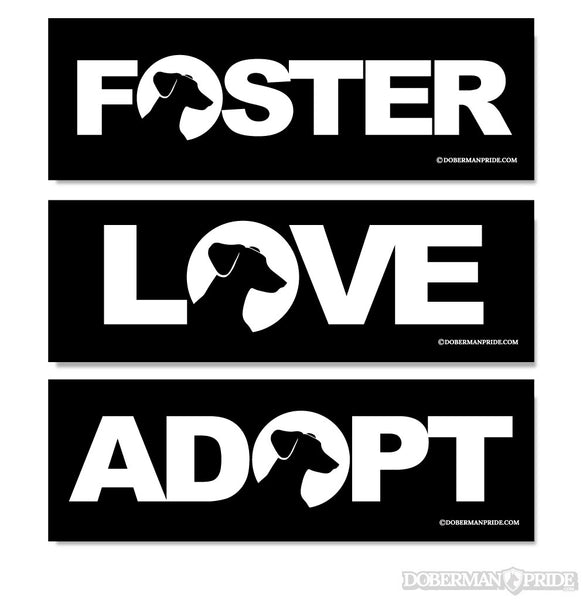 Love Foster Adopt Stickers - Floppy