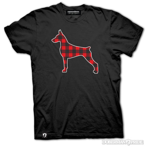 Plaid Shadow Mens Tee